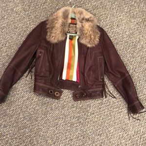 Coach leather jacket